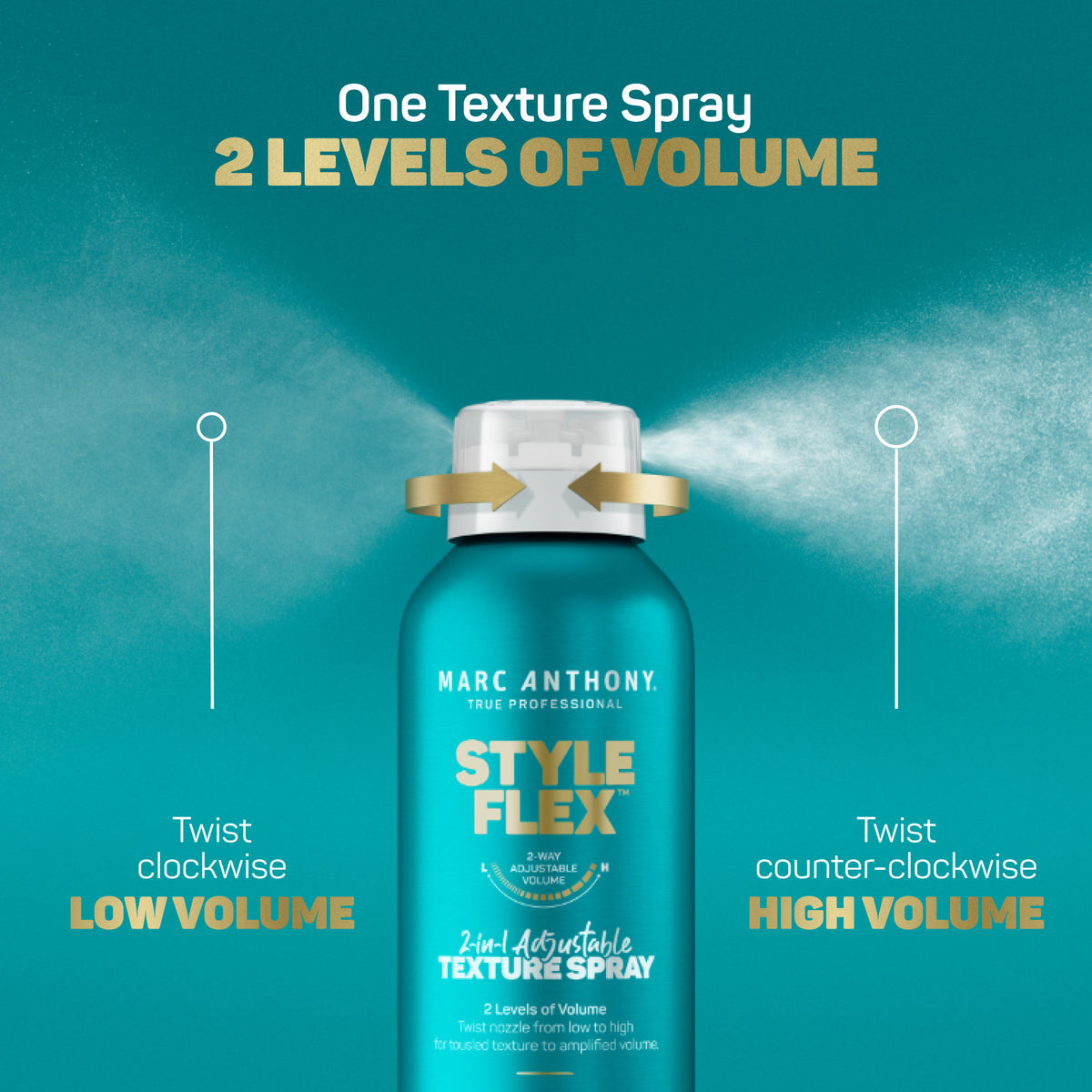 Style Flex™ <br> 2-In-1 Adjustable Texture Spray